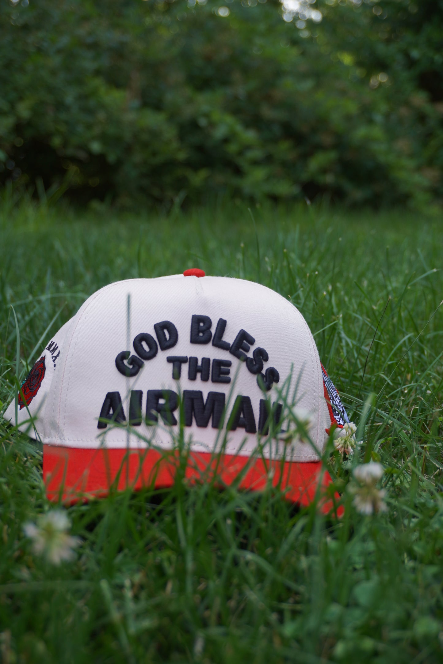 "GBA" OffWhite/RED SnapBack