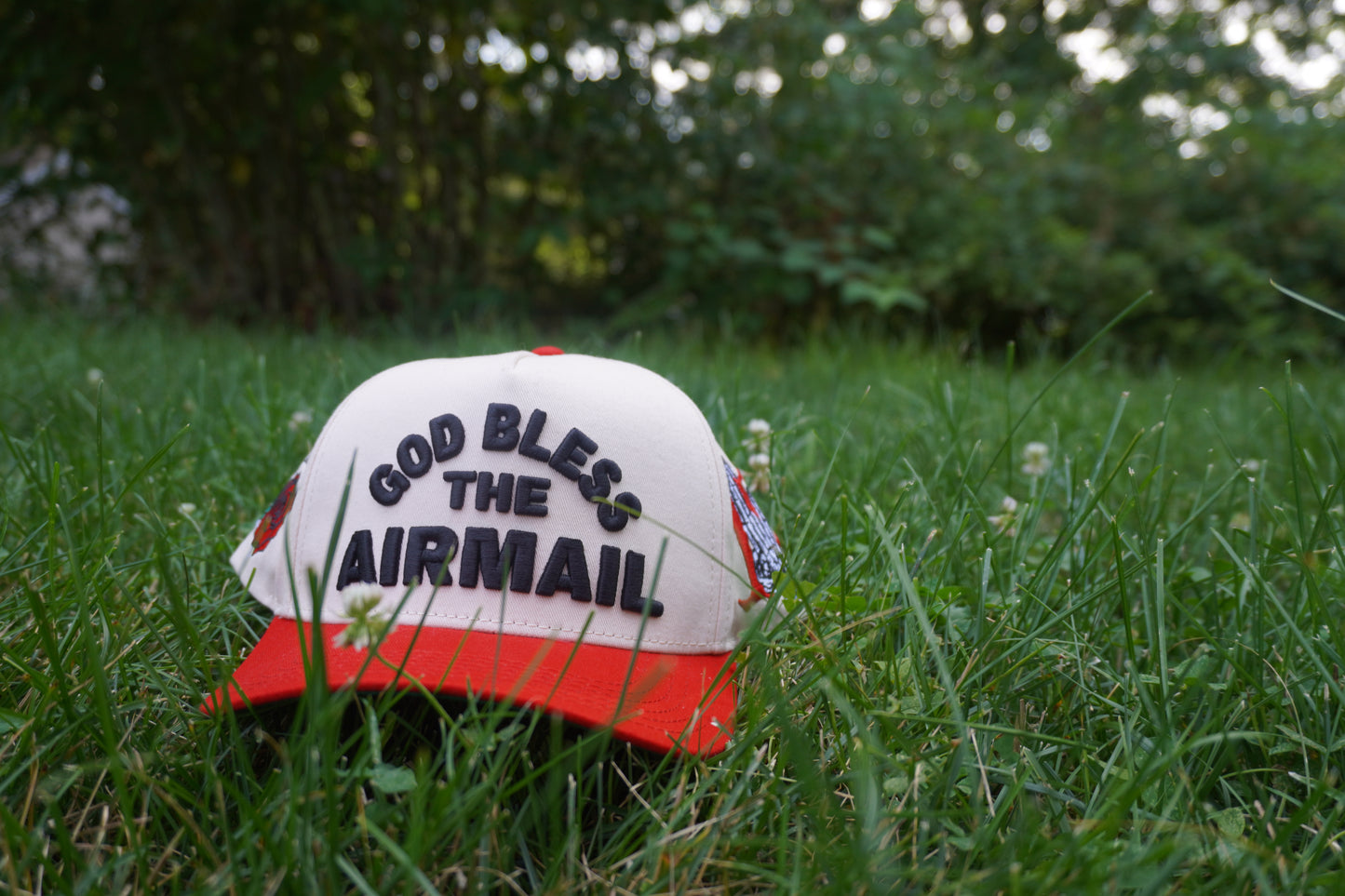 "GBA" OffWhite/RED SnapBack